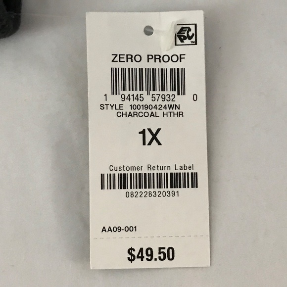 STYLE & CO Fleece Full Zip Front Jacket Coat NWT Gray Women’s Plus Size 1X - Picture 9 of 16